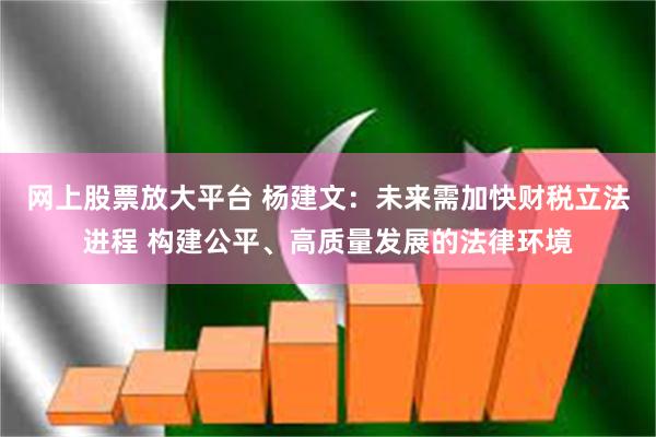 网上股票放大平台 杨建文：未来需加快财税立法进程 构建公平、高质量发展的法律环境