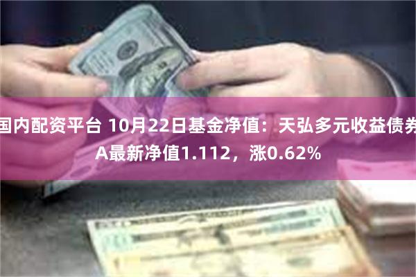 国内配资平台 10月22日基金净值：天弘多元收益债券A最新净值1.112，涨0.62%