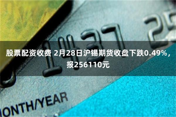 股票配资收费 2月28日沪锡期货收盘下跌0.49%，报256110元